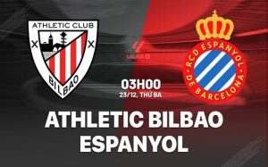 Nhận định - Soi kèo Athletic Bilbao vs Espanyol — 23/12 | LaLiga